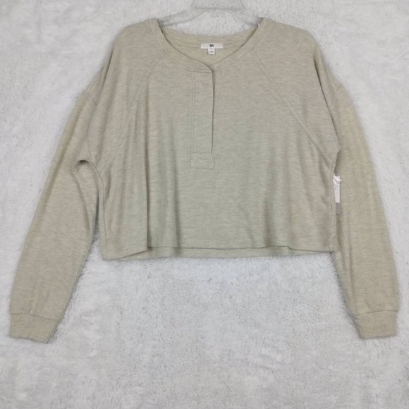 bp Sweaters - Bp Womens‎ Pullover Sweater Beige Long Sleeve Jewel Neck Tight Knit L New